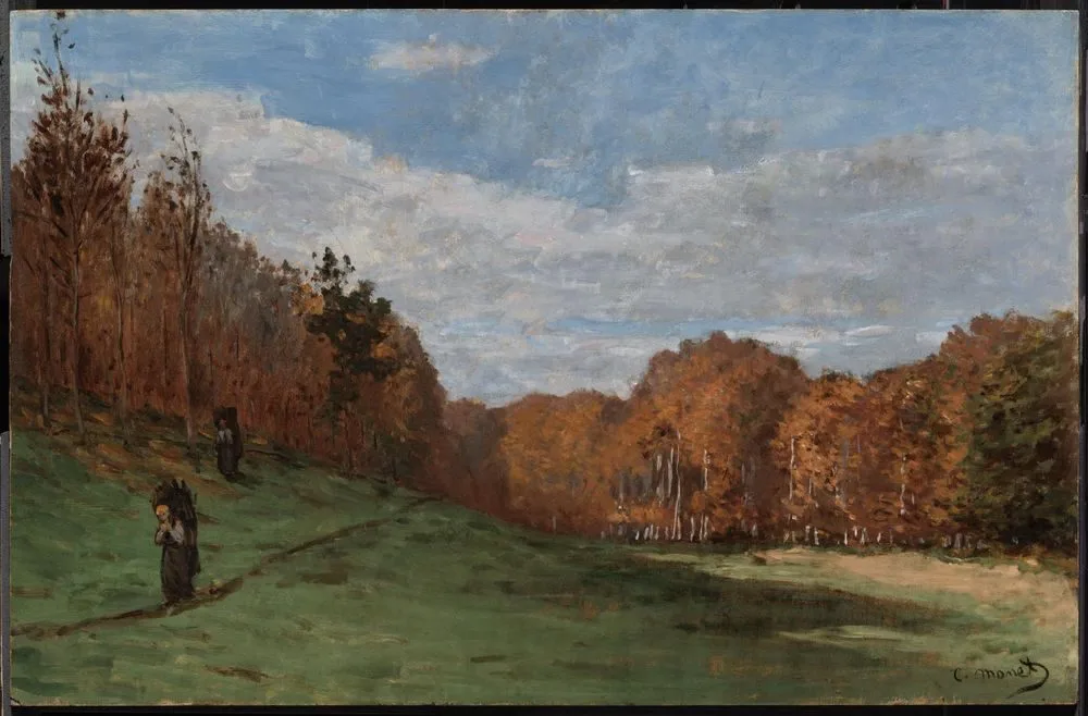Woodgatherers at the Edge of the Forest, Claude Monet