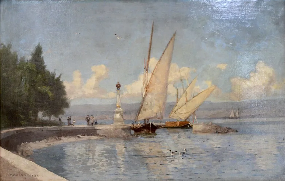 Près d’Evian au lac de Genève