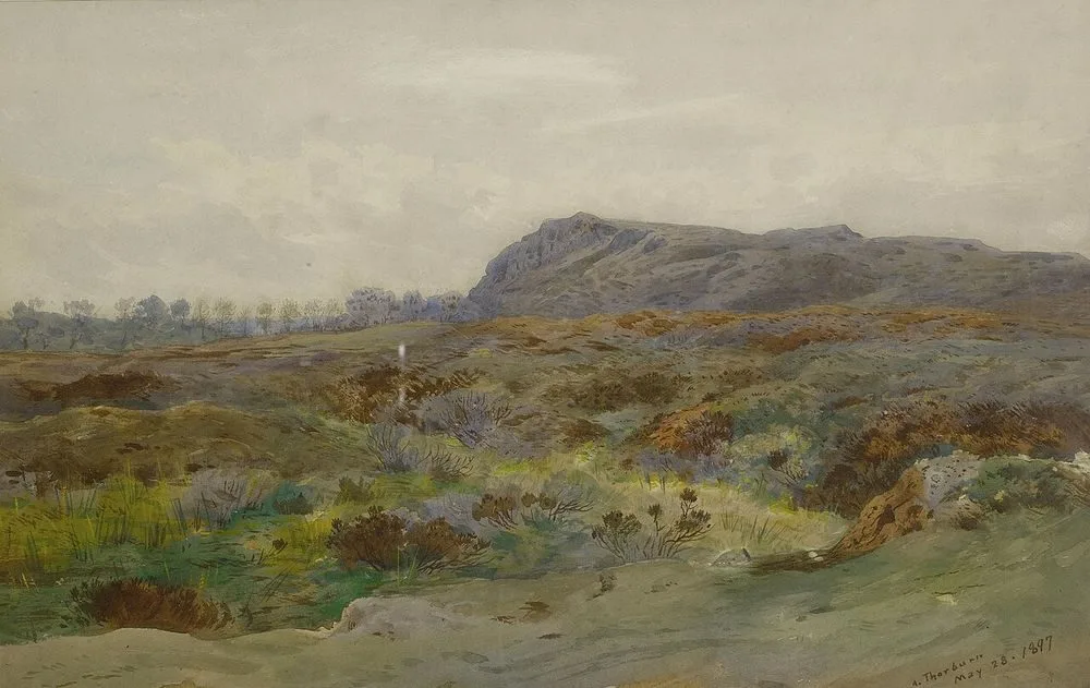 Moorland landscape., Archibald Thorburn