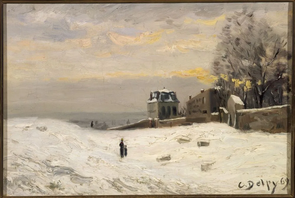 Neige à Montmartre