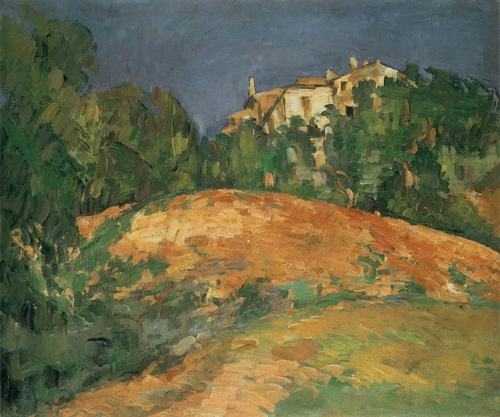 La maison de Bellevue sur la colline, Paul Cézanne