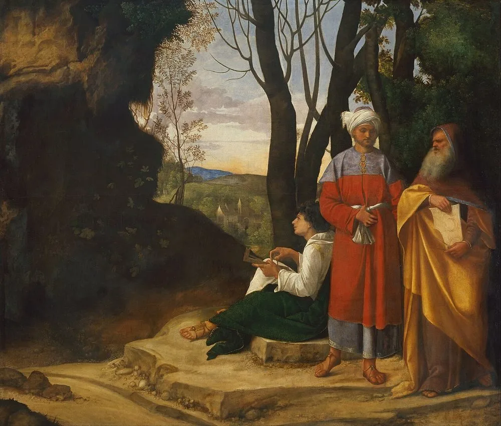 The Three Philosophers, Giorgione