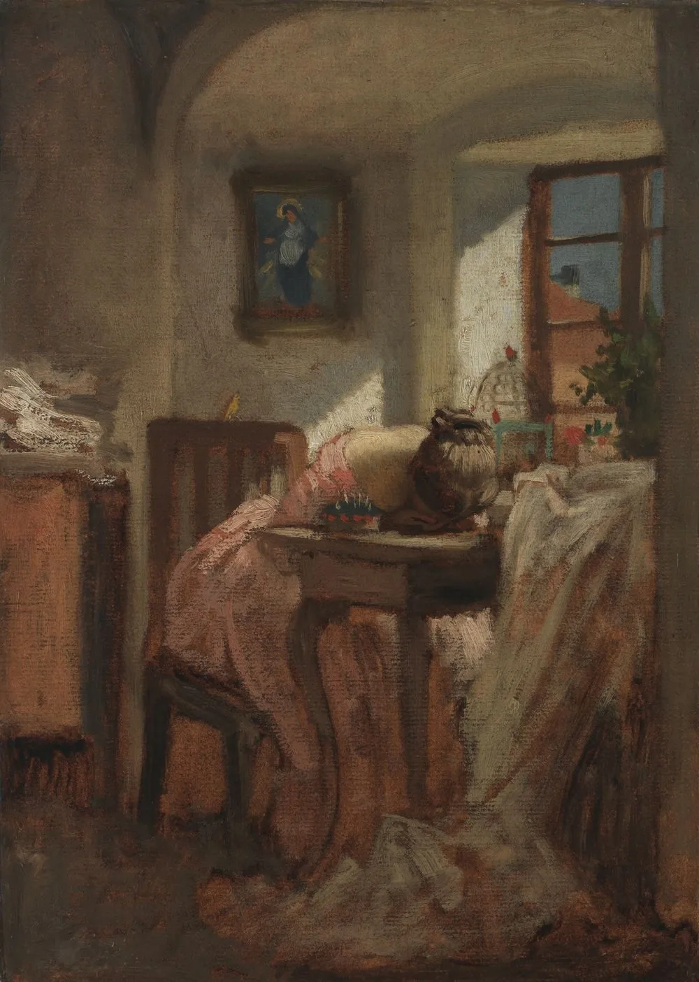 Seamstress, Josef Mánes