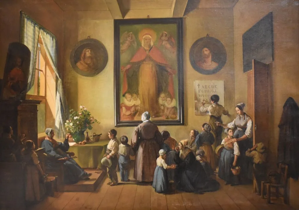 Intérieur d’une salle d’asile, François Marius Granet