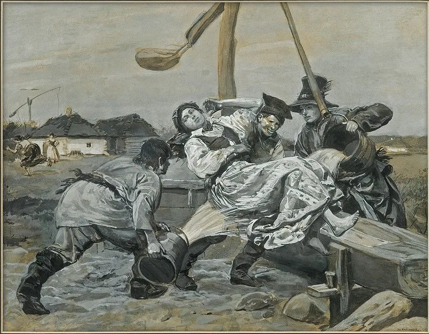 Śmigus, Józef Chełmoński