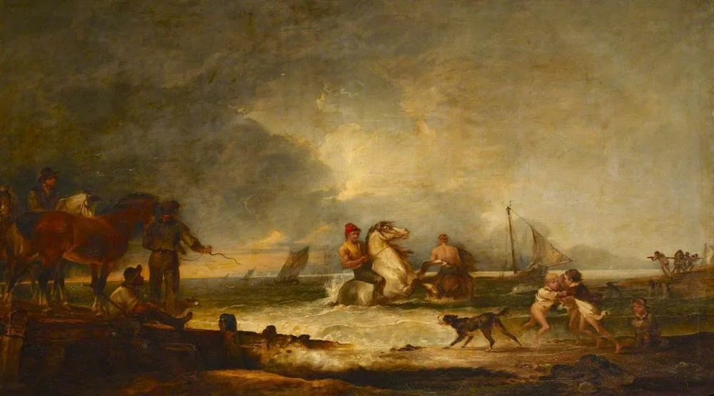 Swimming Horses at Brighton