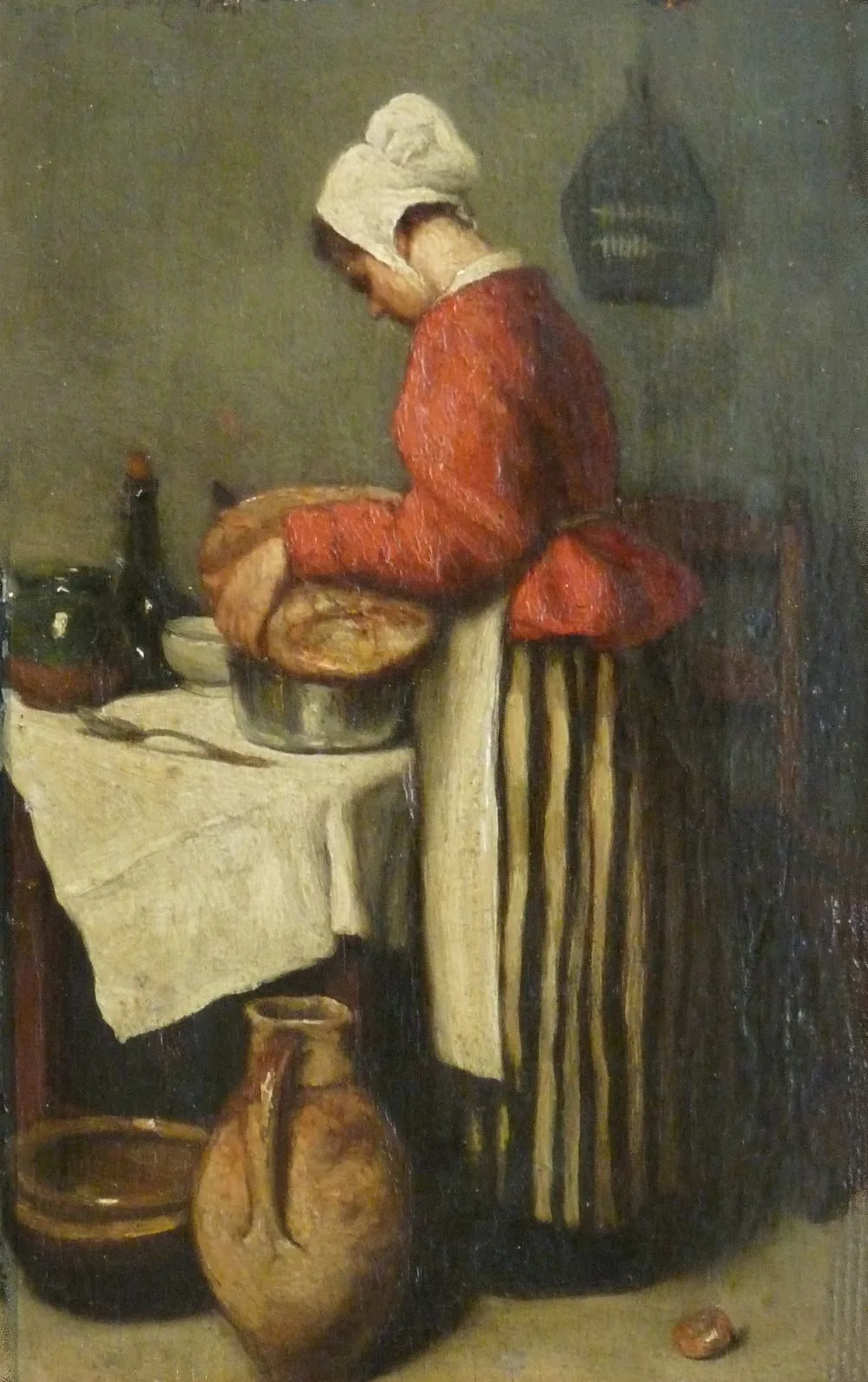 La tailleuse de soupe, François Bonvin
