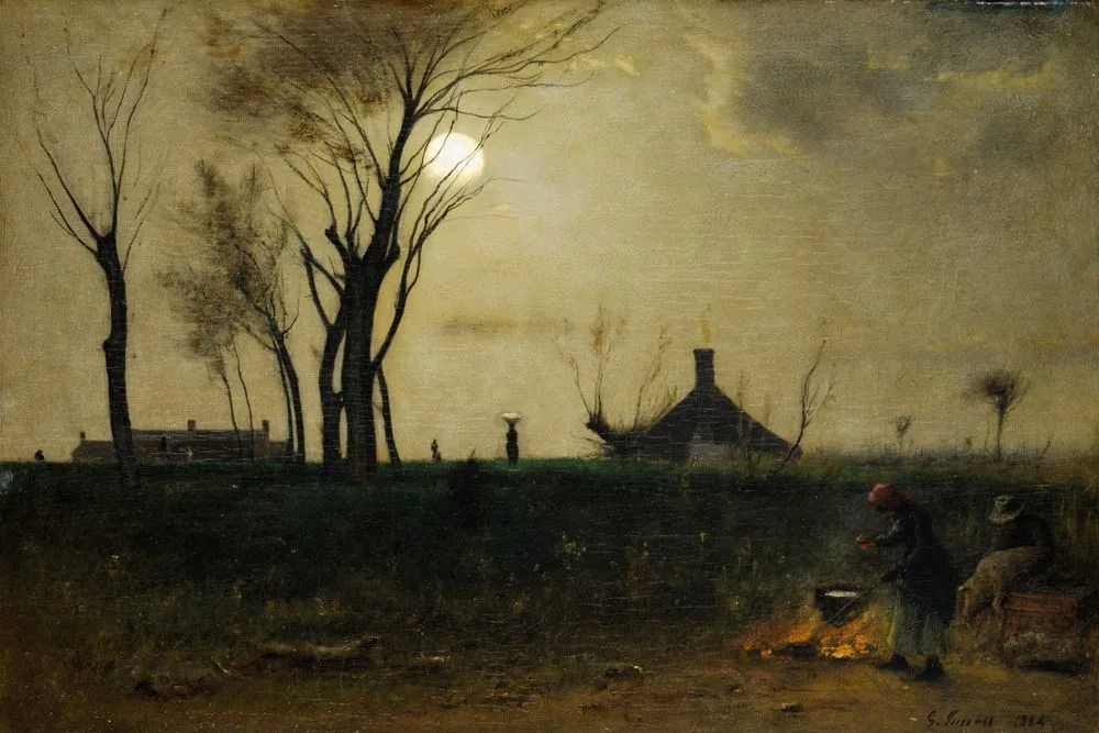 Moonlight in Virginia, George Inness
