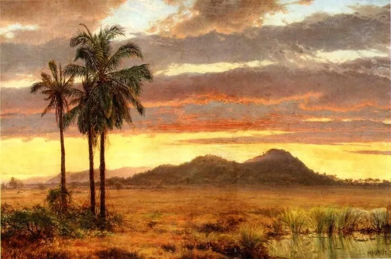 Tropical Landscape, Louis Rémy Mignot