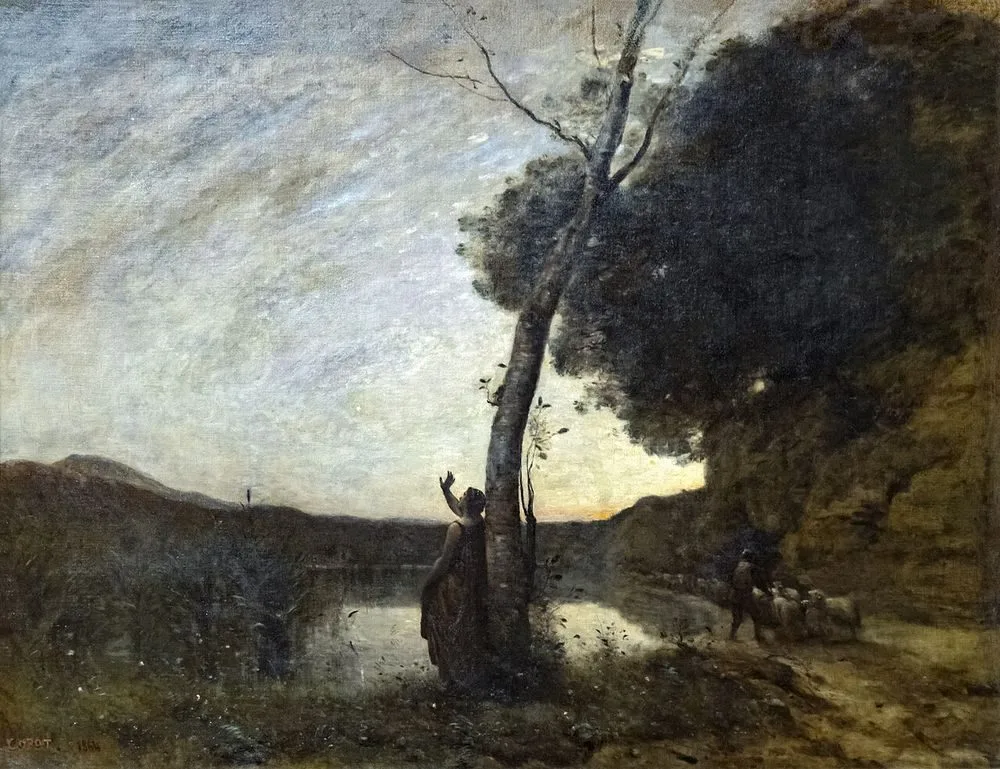 The evening Star, Jean-Baptiste Camille Corot