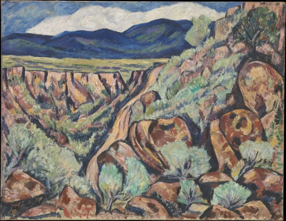 Landscape, New Mexico, Marsden Hartley