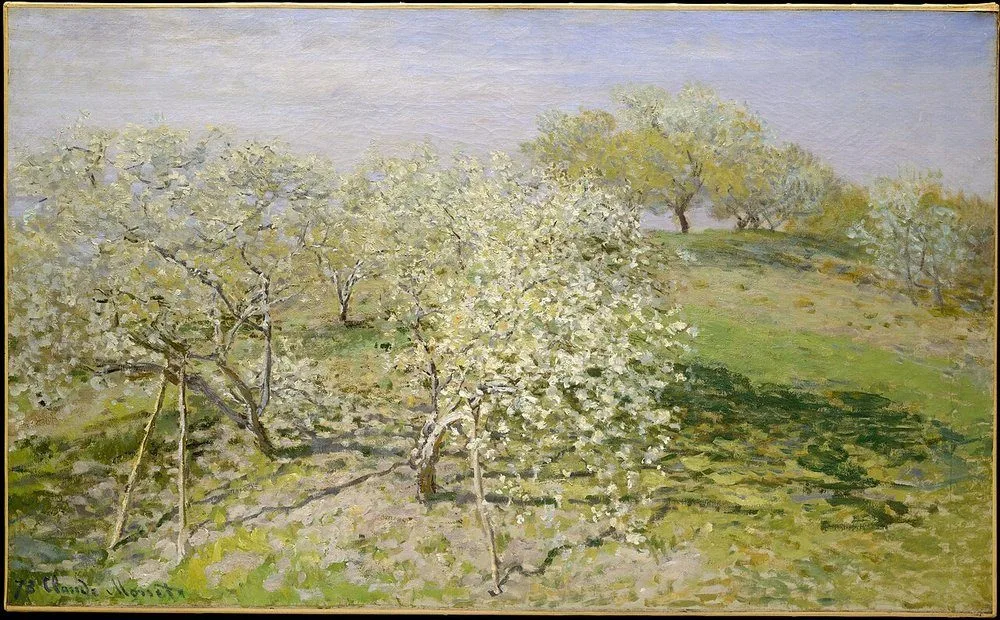 Spring (Fruit Trees in Bloom), Claude Monet