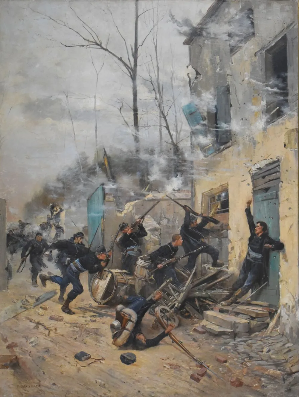 Étienne Dujardin-Beaumetz - A la baïonnette, Henri-Charles-Etienne Dujardin-Beaumetz