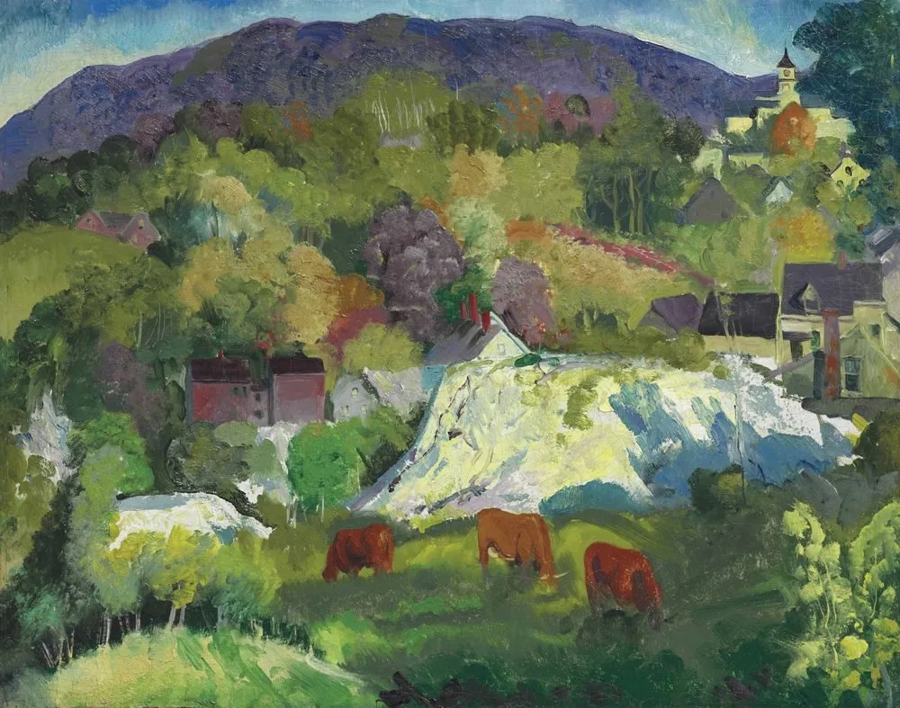 Village on the Hill, George Bellows