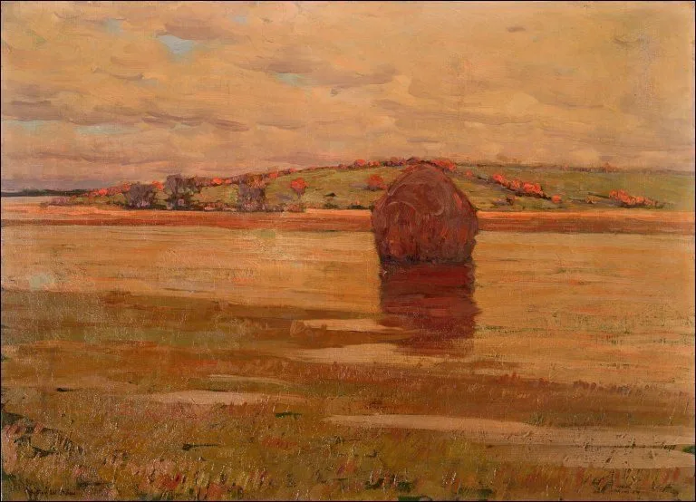 The Hill beyond the Marsh, Arthur Wesley Dow