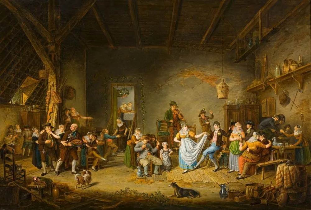 North Holland farmer’s wedding, Johannes Petrus van Horstok