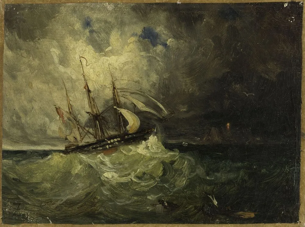 La tempête, Félix Ziem