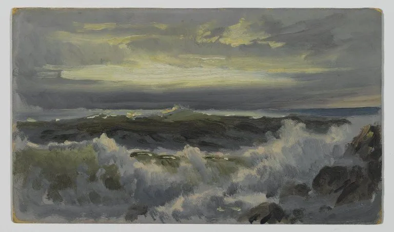 A Rough Surf, William Trost Richards