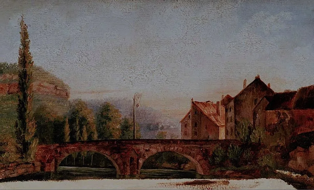 Le Pont de Nahin, Gustave Courbet