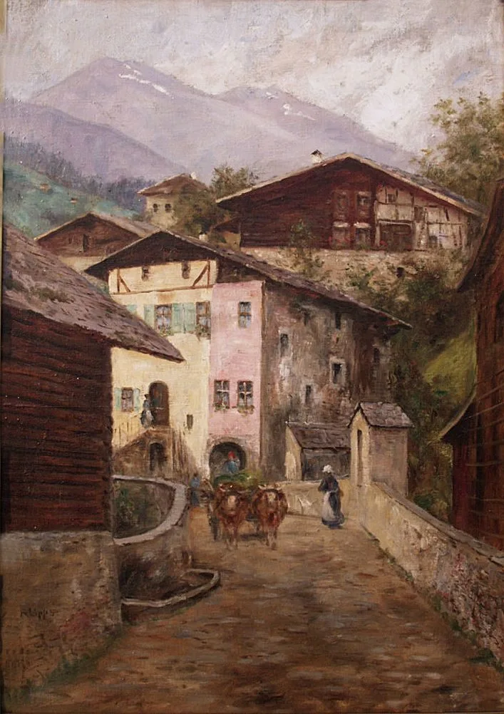 Street in Grins at Arlberg