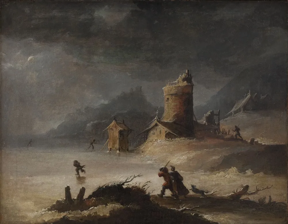Landscape With Skaters, Peter Cramer