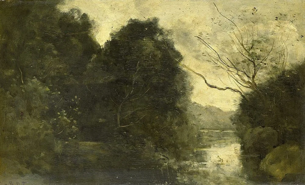 Pond in the Woods, Jean-Baptiste Camille Corot