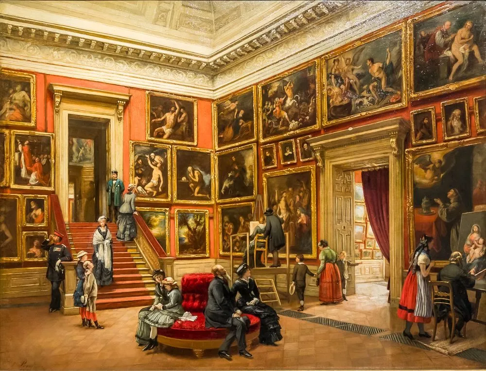 Dans la galerie de Dresde, Karl Louis Preusser