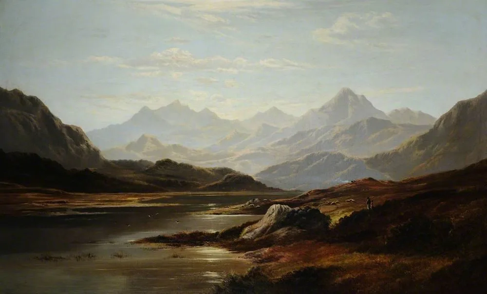 Thirlmere looking towards Helvellyn, Charles Leslie