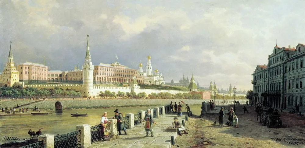 View of the Moscow Kremlin, Piotr Petrovitch Veretschagin