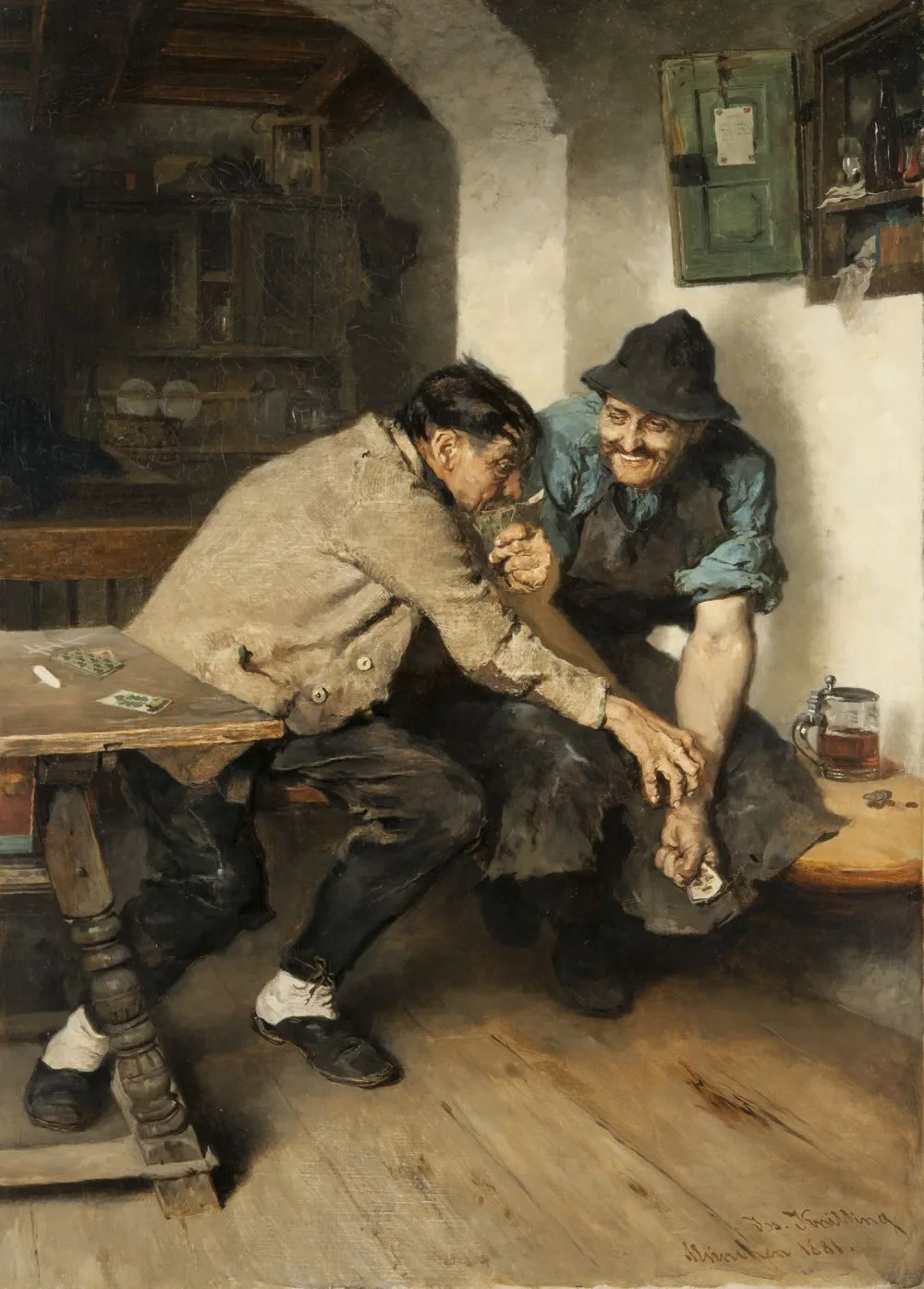 The Card Players, Joseph Knilling