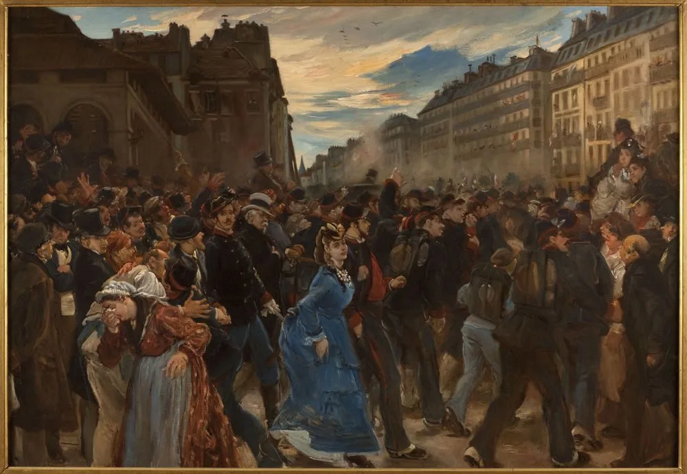 Le départ des mobiles, en juillet 1870, Alfred Dehodencq