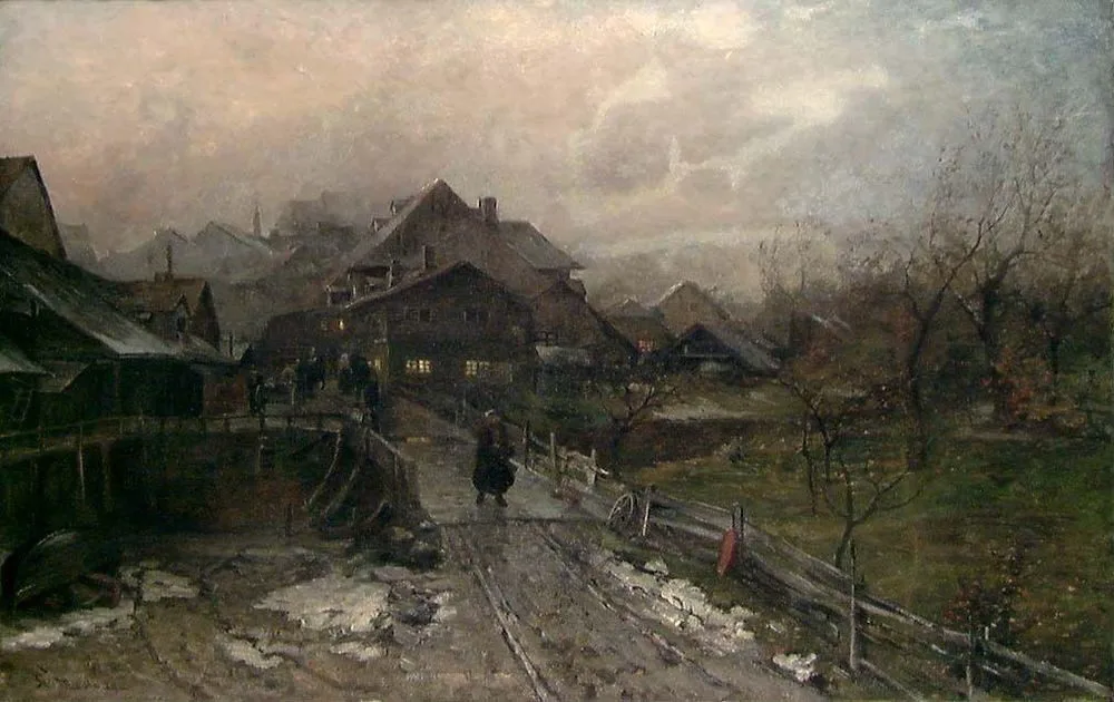 From the Suburb, Gerhard Munthe