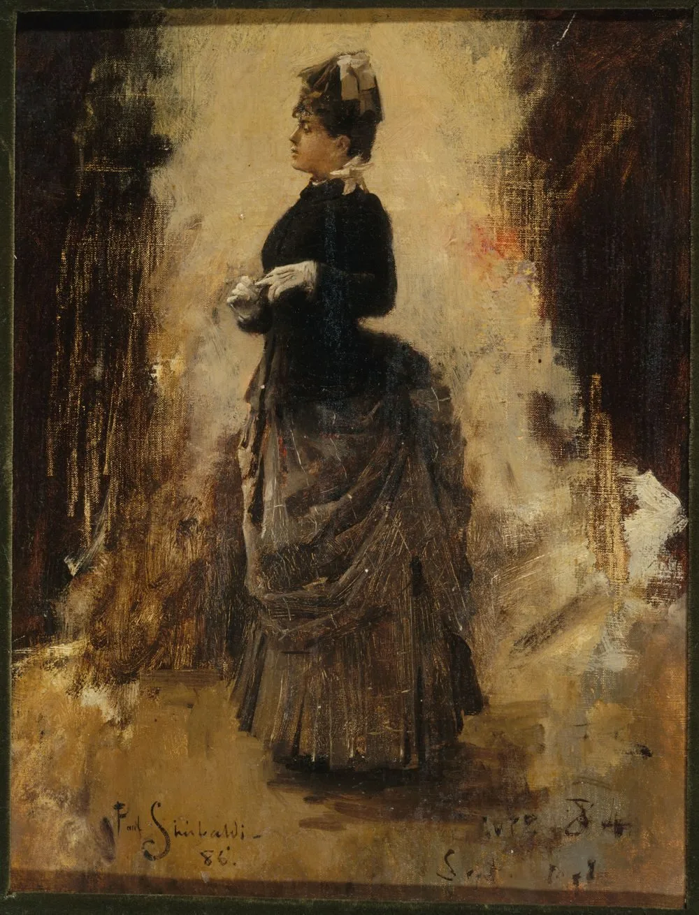 Femme retirant un gant, Jean-Paul Sinibaldi