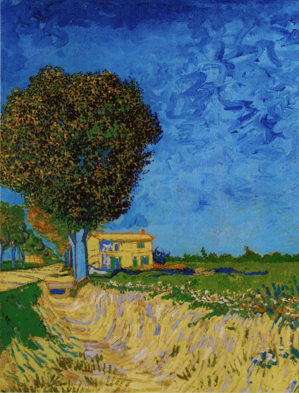 A Lane near Arles, Vincent van Gogh
