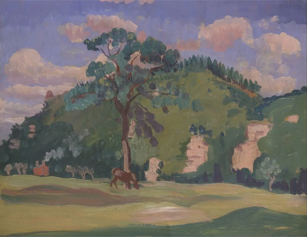 Landscape with a Grazing Horse, James Dickson Innes