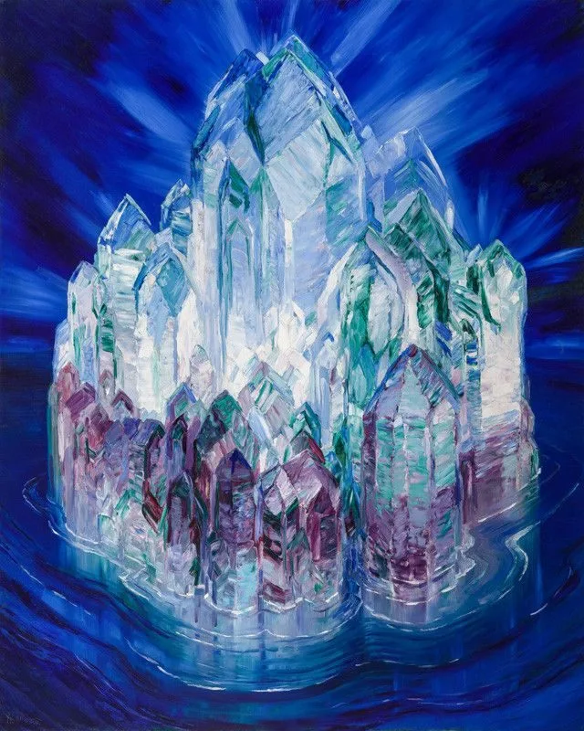Crystal Castle in the Sea, Wenzel Hablik