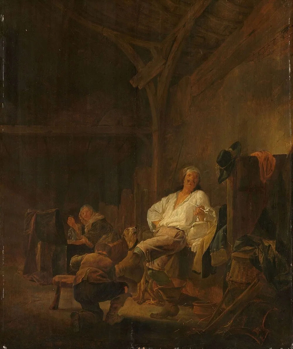 An officer in billeted quarters, Marten Stoop