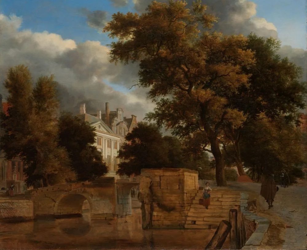 The stone bridge, Adriaen van de Velde