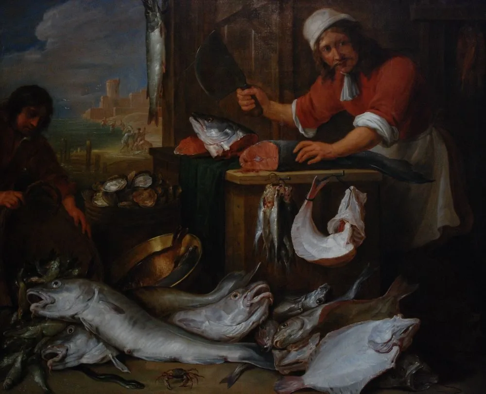 Fishmonger, David Teniers the Younger