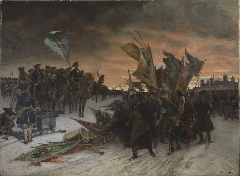 Victory at Narva, Gustaf Cederström