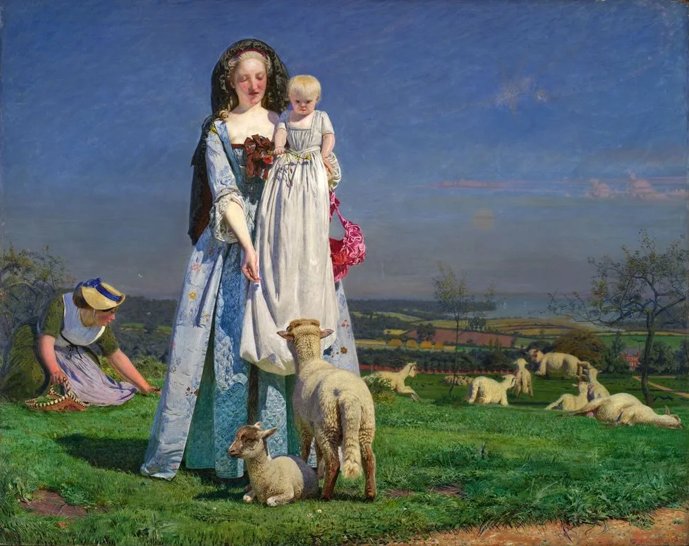 The pretty Baa-Lambs, Ford Madox Brown