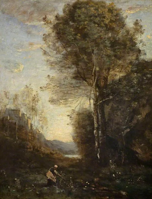 Evening Landscape, Jean-Baptiste Camille Corot