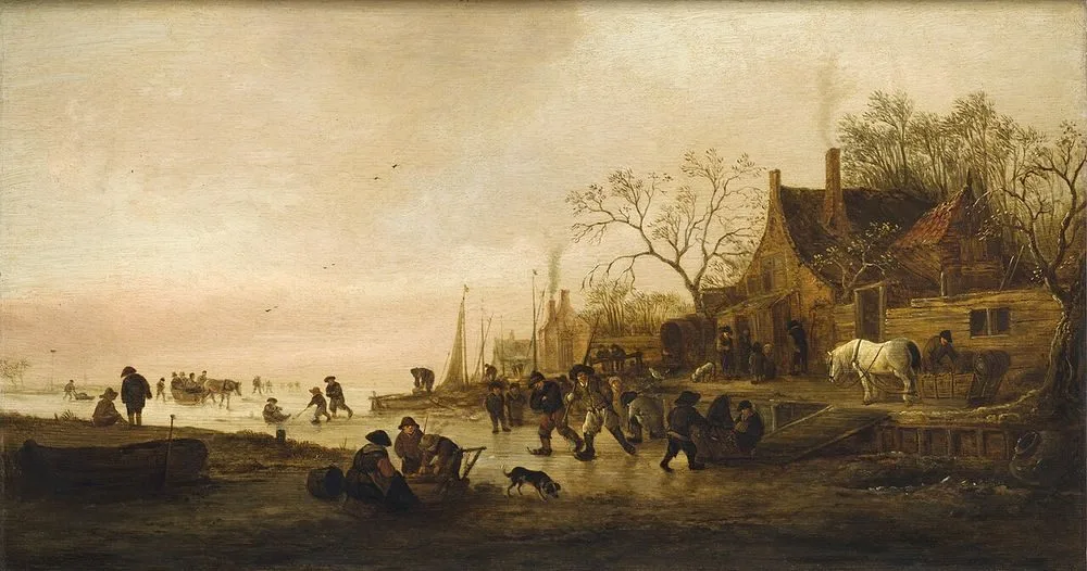 Skating on a river