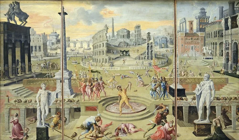 The Massacres of the Triumvirate, Antoine Caron