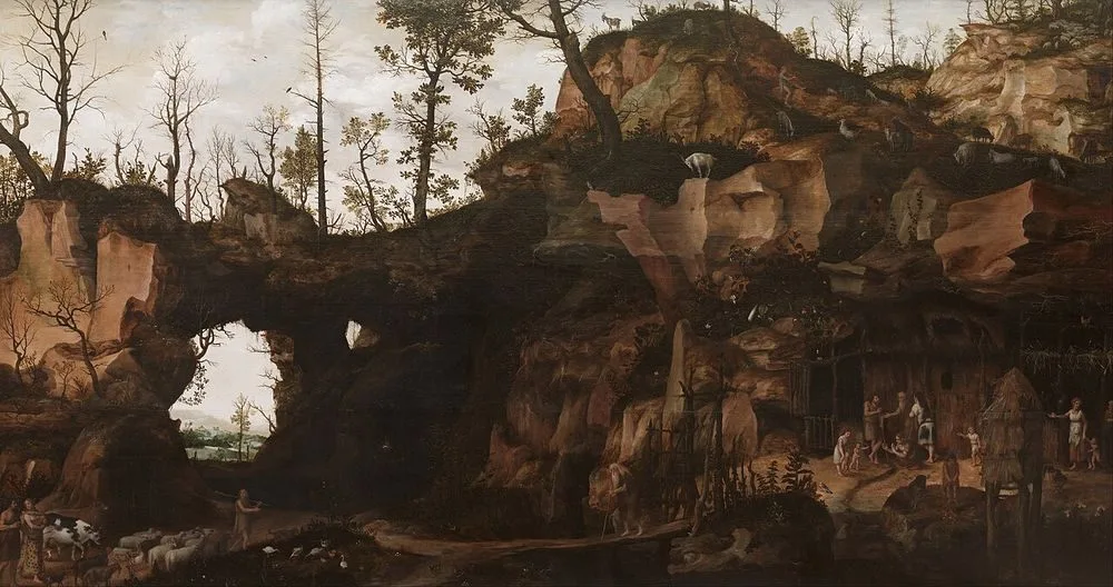 Landscape with the Dawn of Civilisation, Cornelis van Dalem
