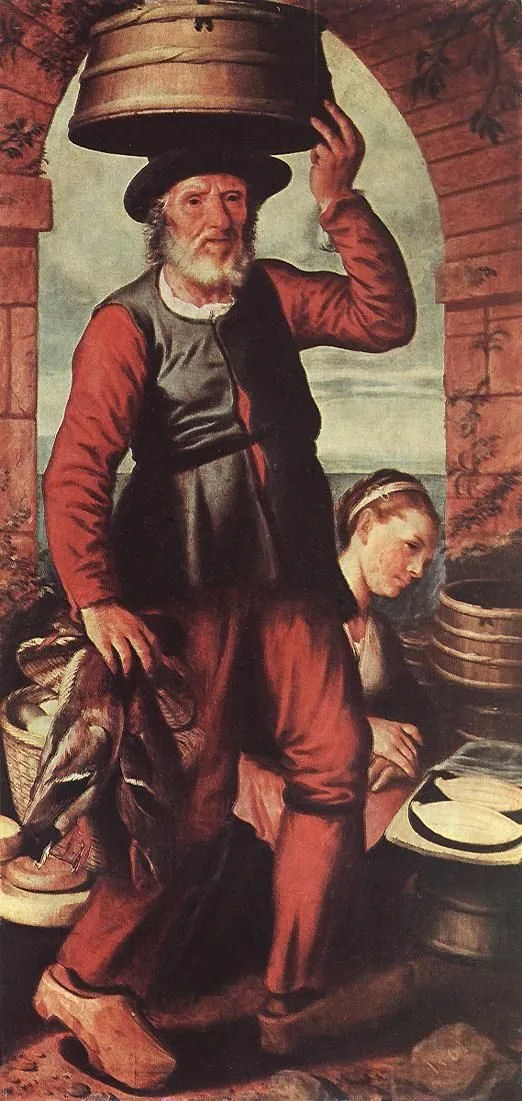 Market Farmer and his Wife, Pieter Aertsen