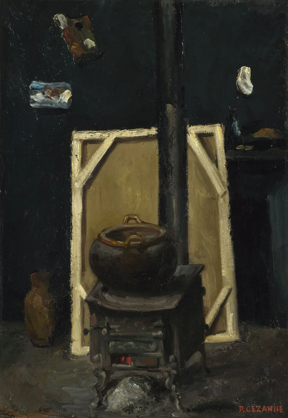 Le Poêle de l’atelier (The Stove in the Studio), Paul Cézanne