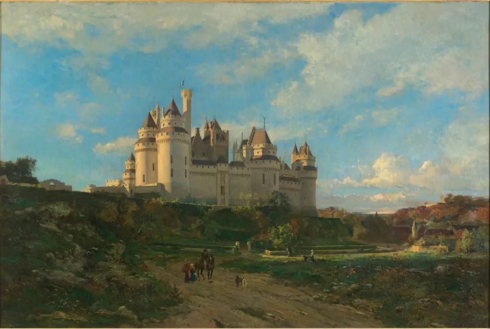 Paysage : Le Château de Pierrefonds, Emmanuel Lansyer