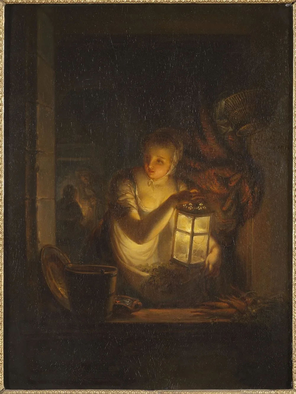 A Woman with A Lantern, Aleksander Lauréus