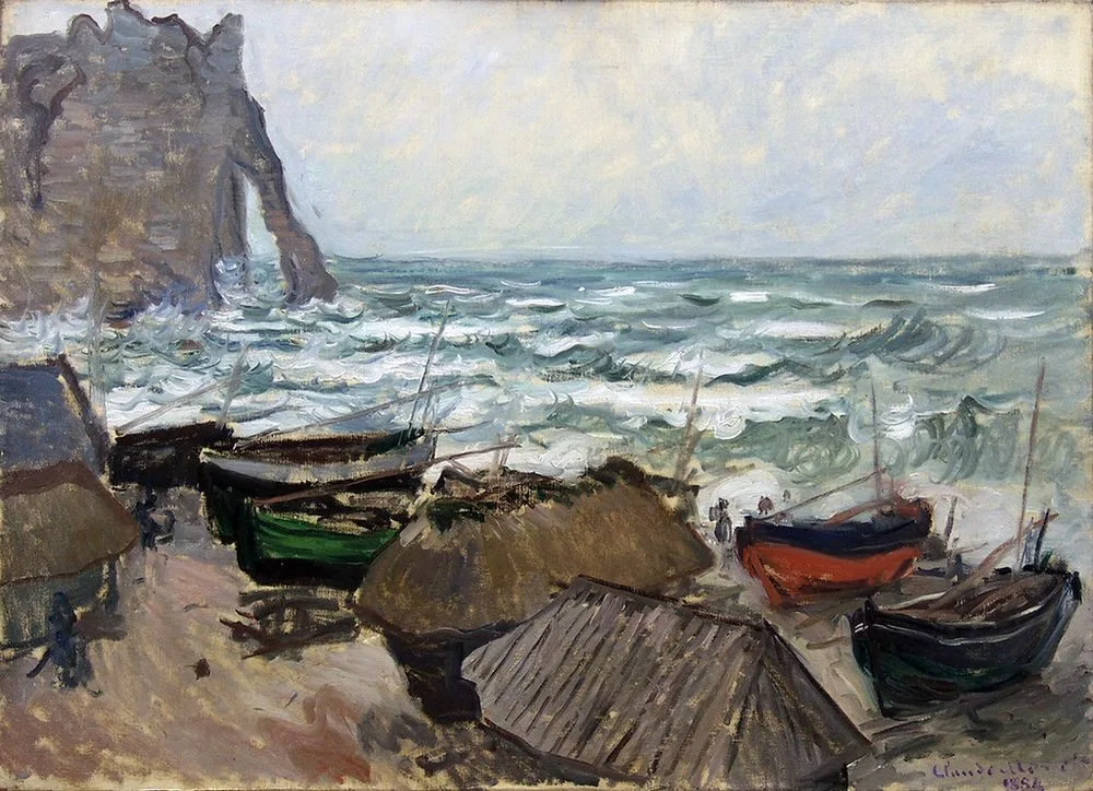 Hollowed Cliff near Étretat